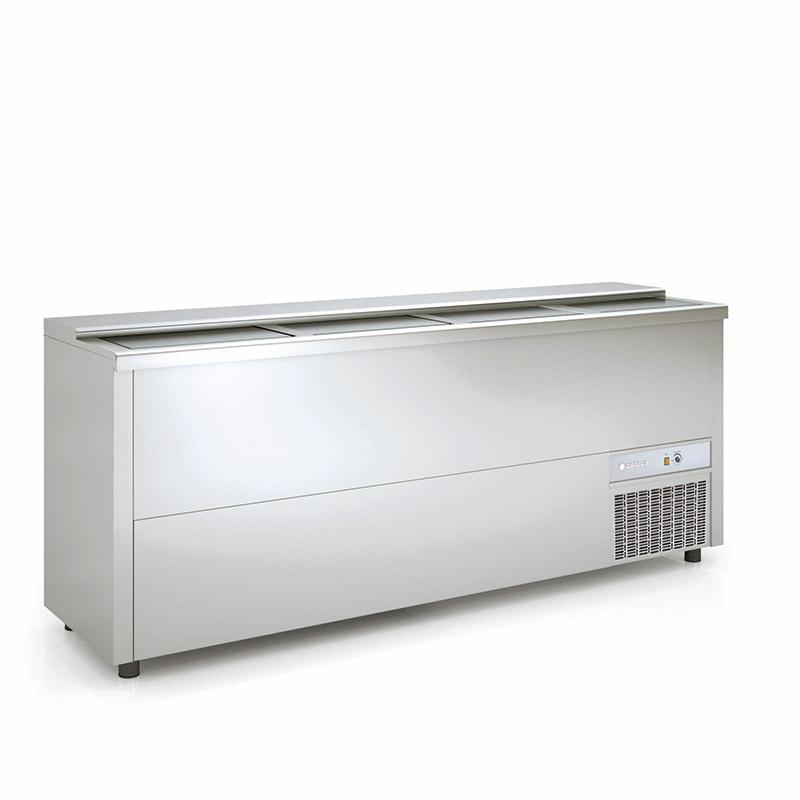 Refroidisseur à bouteilles et cannettes professionnel inox 4 portes 580 litres - BE-200-I_0