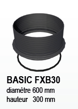 Rehausse PE DN600 - Hauteur à spécifier (brut) - Diamètre 600mm - Hauteur 300, 600, 900mm - Avec joint_0