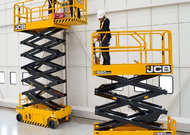 S4046E - Nacelle ciseaux électrique JCB - Hauteur 13,90 m - Charge 320 kg - Batteries Trojan_0