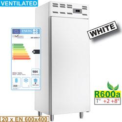 Armoire réfrigérée 20 niveaux EN 600x400 - ventilée 500L - skinplate blanc - WR-50WV-P_0