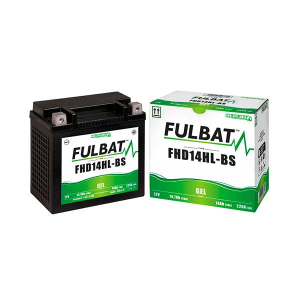 BATTERIE MOTO GEL FHD14HL-BS / ETX14L 12V 14AH_0