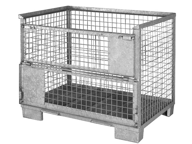 Caisses-palettes grillagées - Norme EPAL - 1500 kg de charge utile - 85 kg_0
