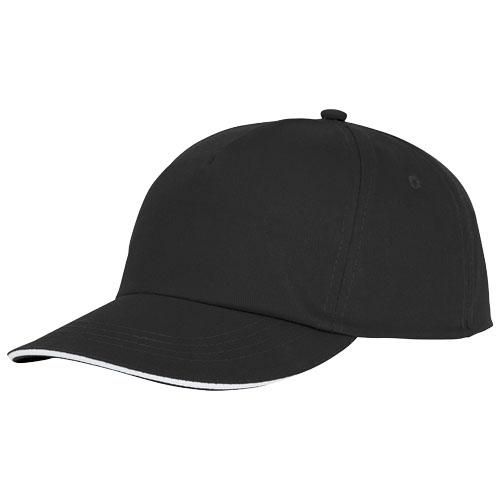 Casquette sandwich 5 panneaux Styx - visière incurvée avec sandwich - 100% coton twill 175 g/m²_0