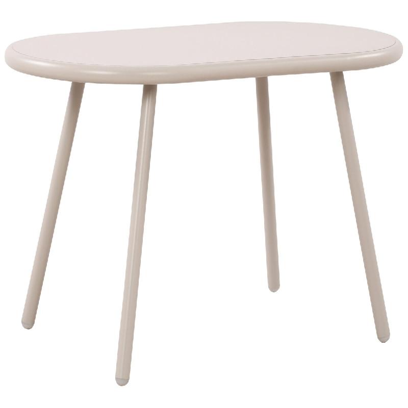 CLP Table basse d'extérieur Velva Gris clair - gris plastique 324308_0