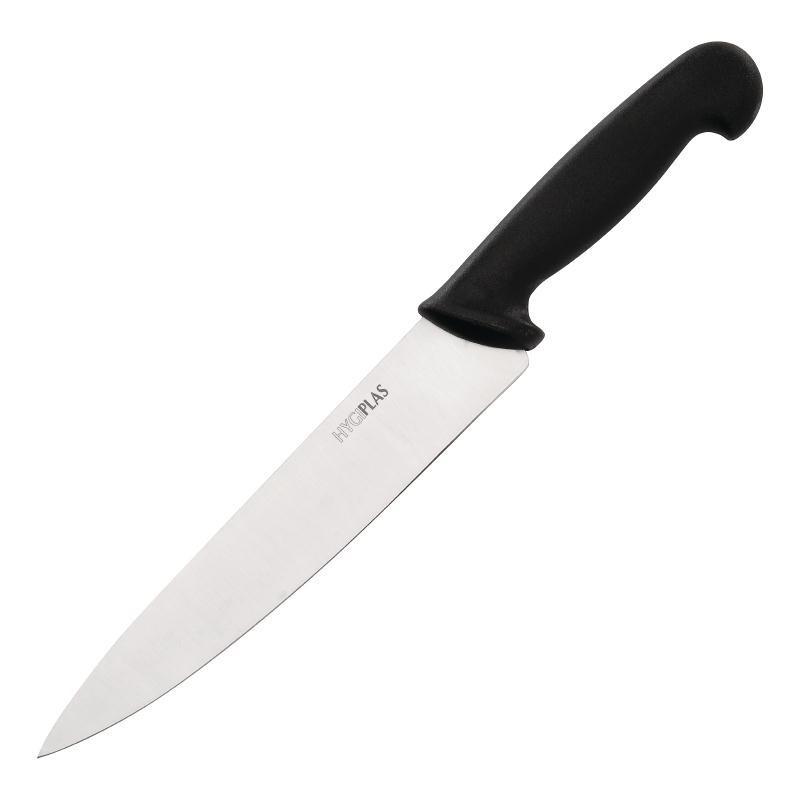 COUTEAU DE CUISINIER NOIR 215MM - HYGIPLAS_0