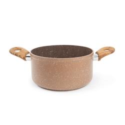Excelsa casserole Wood & Stone aluminium 35x10,5x21 cm brun - marron aluminium 62003_0
