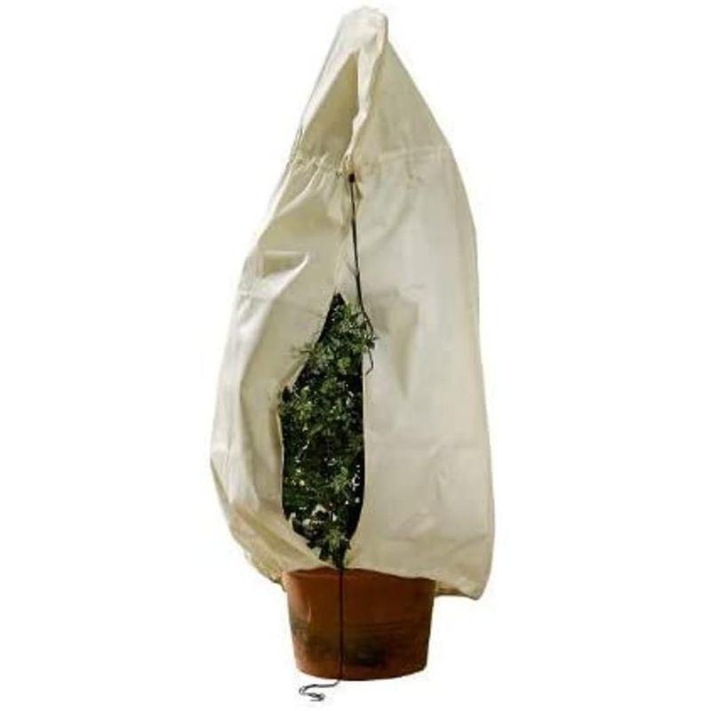 Housse Hivernage Plantes - Lot De 2, 180x120 Cm, Fermeture éclair, Cordon Serrage, Réutilisable - 4
