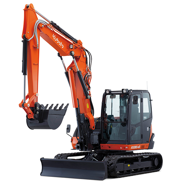 Mini-pelle 8,7t - Kubota Europe SAS KX080-4 - Flèche à volée variable pour une grande polyvalence_0