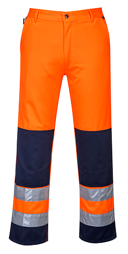Pantalon haute-visibilité séville orange marine tx71, s_0