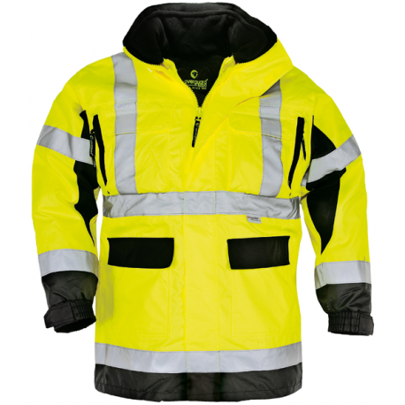 Parka 4 en 1 haute visibilité jaune et noire AIR RIPSTOP - hi-viz - Coverguard | 7AIRY_0