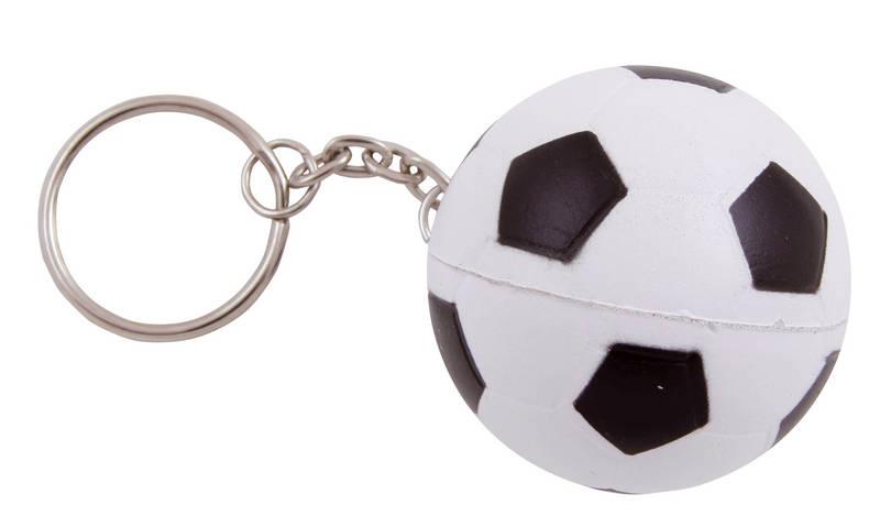 Porte-clés ballon de foot anti-stress - Ø4 cm - 0.01 g_0