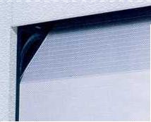 Porte de garage sectionnelle PVC - Blanc et beige - Alphacan_0