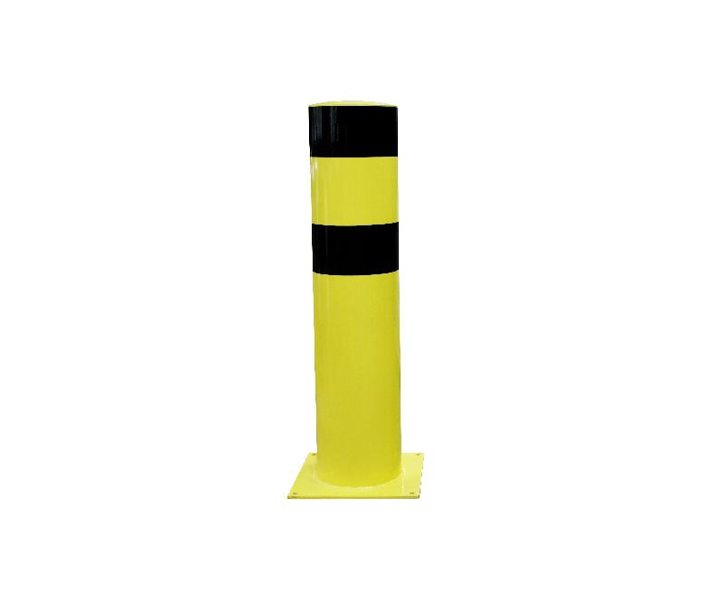 Poteau de protection jaune et noir 90 x 800 - 190202_0