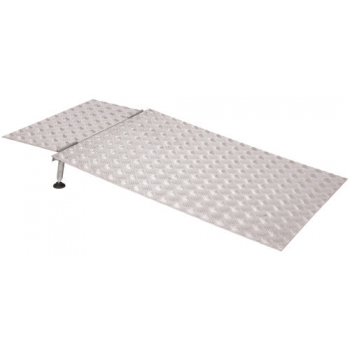 Rampe de seuil sur pieds en aluminium avec rabat - MX-TSR-130 - pliable, 130/140 cm, charge 225 kg_0