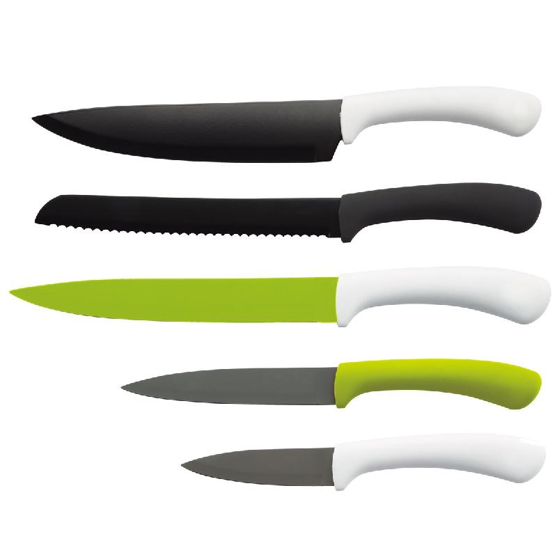 San Ignacio - Ensemble de 5 couteaux en acier inoxydable Green - multicolore inox Q3641_0