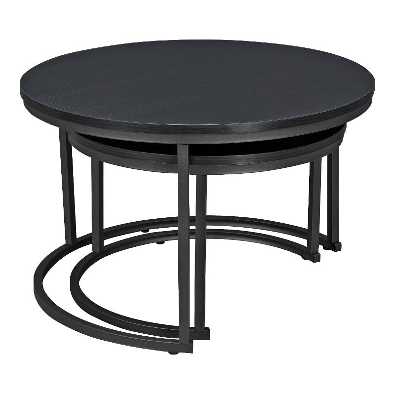 SET DE 2 TABLES BASSES RONDES GIGOGNES NOIR 03_0008356_0