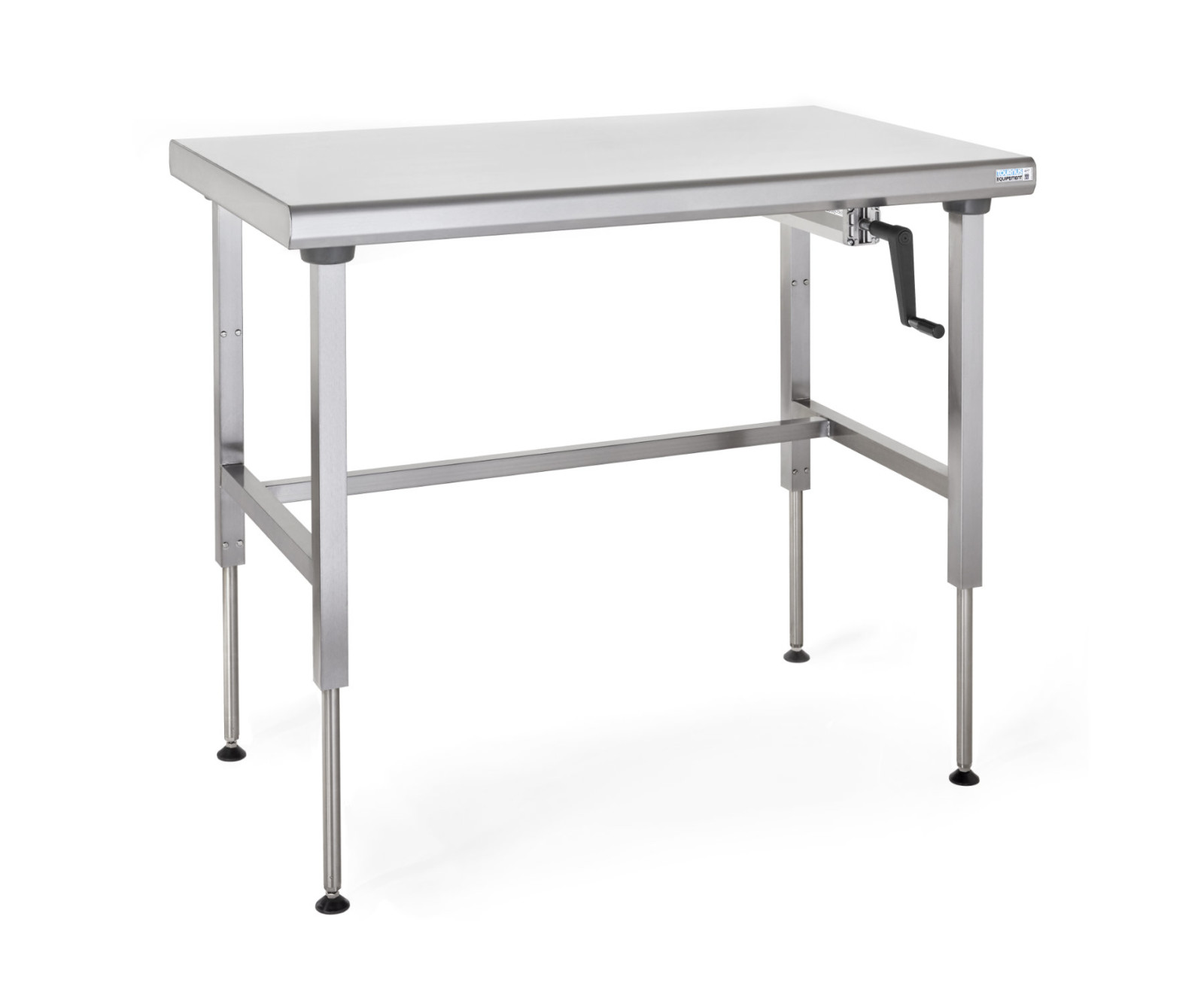 Table de tri et de pliage en acier inoxydable à hauteur réglable, ergonomique, simple d'utilisation et réduit le risque de TMS_0