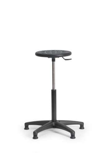 Tabouret polyurethane noir fixe ref tabro2fixvhp_0