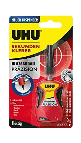 UHU 34340 - Colle instantanée de précision transparente avec système Easy Tip_0
