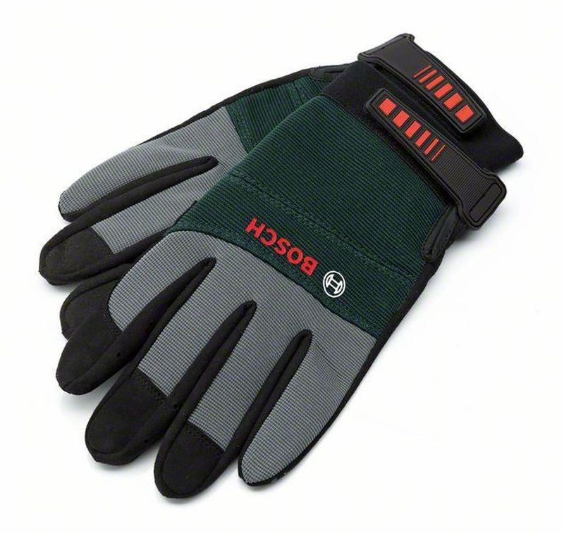 Gants de protection BOSCH - Taille XL - Gris et Noir - Résistants à la saleté - Certifiés CE_0