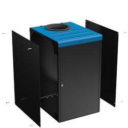 Rossignol - Meuble de tri restaurant collectif ado 90L ALITRI - bleu - bleu acier 55791_0