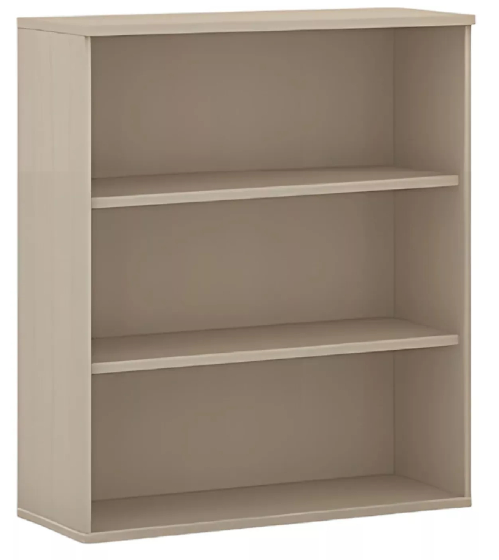 Armoire de rangement ouverte So Madrid - 2 étagères - hauteur 120 cm - 4 largeurs au choix - finition mélaminée_0