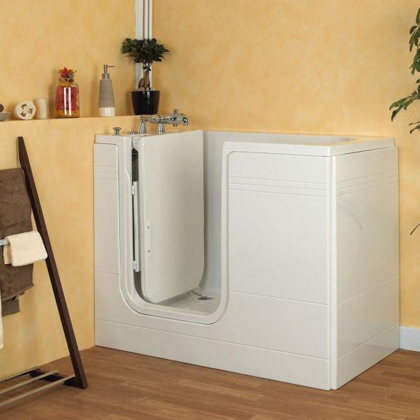 Baignoire à porte Affinity - profonde, ergonomique avec fond antidérapant et balnéothérapie en option_0