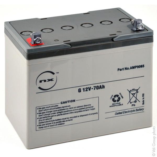 BATTERIE PLOMB ETANCHE GEL NX 70-12 CYCLIC 12V 70AH M6-M_0