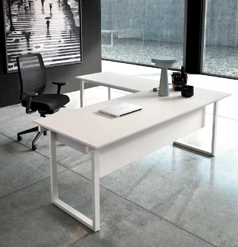 BE.1 / BUREAU INDIVIDUEL 160 CM AVEC RETOUR BLANC_0