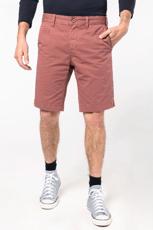 Bermuda homme aspect délavé - Kariban - Réf : K752 - Coupe moderne et confortable - Disponible en plusieurs couleurs_0