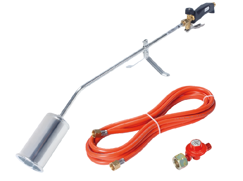 Brûleur thermique professionnel avec détendeur - Désherbage thermique, écobuage et autres utilisations - Réf 800309_0