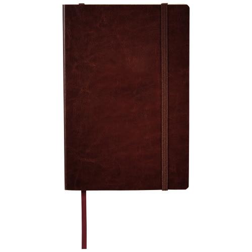 Carnet en PU A5 Robusta - couverture souple, fermeture élastique et 96 feuilles lignées_0