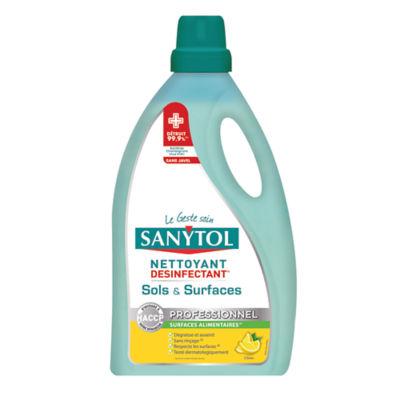 Désinfectant multi-usages nettoyant HACCP Sanytol citron 5 L_0