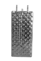 Drapeau à nid d'abeille - Inox 316L - 3 largeurs disponibles - Surface d'échange de 0,49 à 3,42 m²_0