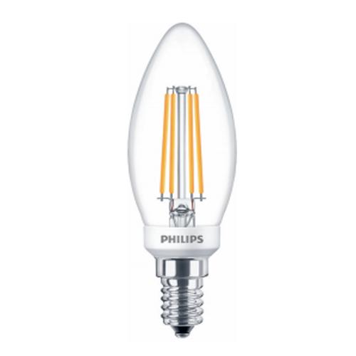 E14 ledcandle led effet filament 5w=40w 2700k /827 dimmable 230v philips_0