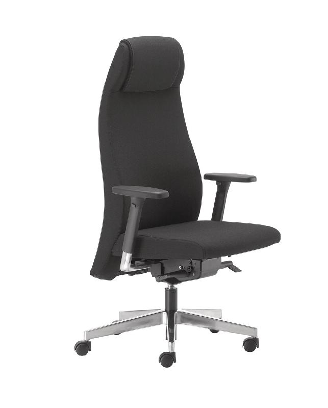 FAUTEUIL DE BUREAU GALA FORTE CORPULENCE COLORIS NOIR - MANUTAN COLLECTIVITÉS