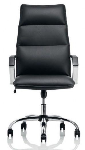 Fauteuil de Direction Cuir Noir ESTRO - Référence 7691 FD B_0