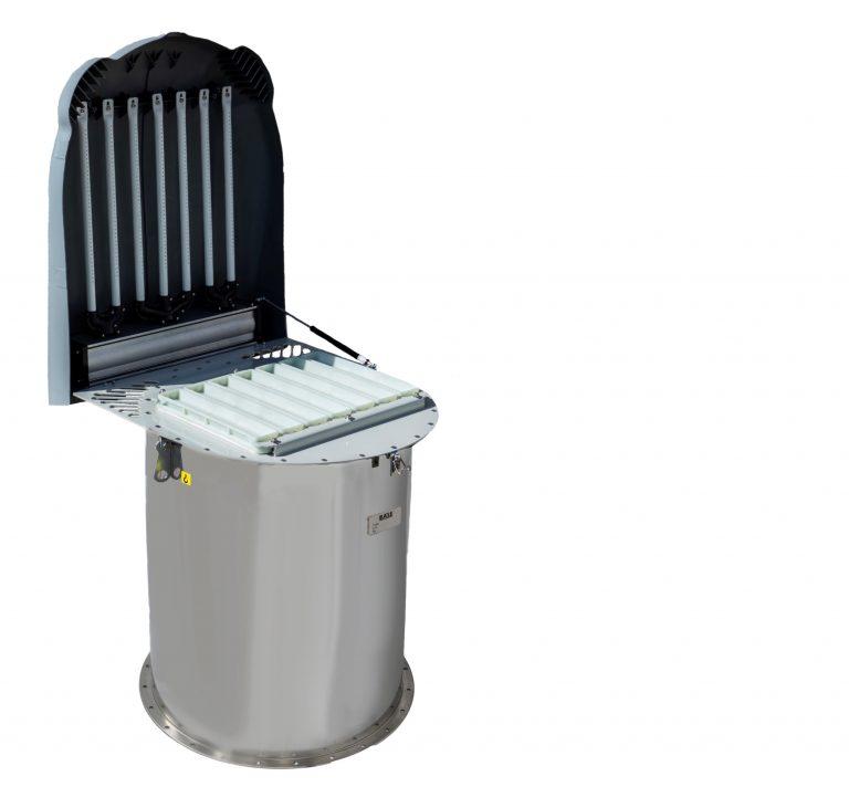 Filtre de dépoussiérage STAR - cylindrique en acier inoxydable pour silos remplis pneumatiquement_0