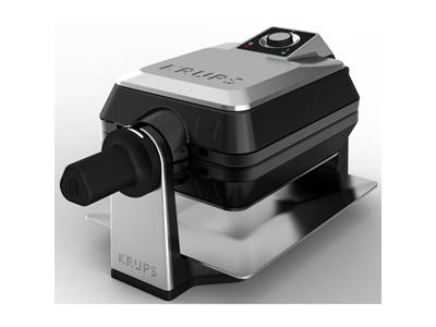 Gaufrier rotatif en métal Krups - YY8408FB - système rotatif professionnel et thermostat réglable_0