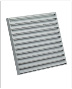 Grille extérieure en applique - Aluminium anodisé 200x200 - Réf. HDSGEAA200X200_0