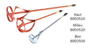Hélice/mélangeur pour perceuse - Idéal pour peinture et colle - Accessoire turbine pour malaxeur_0
