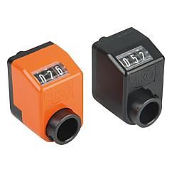 Indicateur de position - KIPP - pas : 1 - K0408.01001111 - avec carter polyamide et arbre creux Ø 10 H7 mm_0