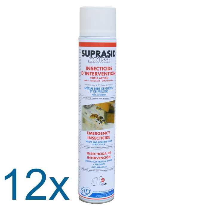 Insecticide puissant avec effet barrière contre les guêpes et frelons suprasid mousse_0