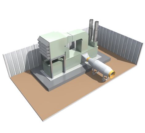 Insonorisation de turbine industrielle_0