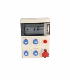 Armoire électrique de chantier conforme NF C 15-100 - Distribution électrique pour immeuble en construction - H2MC_0