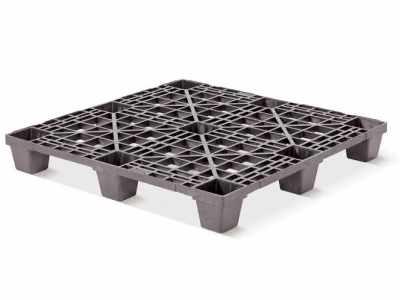 Palette  plastique gamme légère, robuste, pratique et stable  -  1100 X 1100 - CUQP1111LR9FR_0