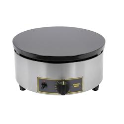Roller Grill Crêpière ronde gaz haut rendement - Ø 40 cm - Fonte émaillée - Modèle CFG 400 TH - Inox_0