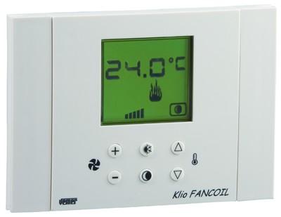Thermostat mural électronique Klio Fancoil VE335600 - commande jusqu'à 5 actionneurs éloignés_0