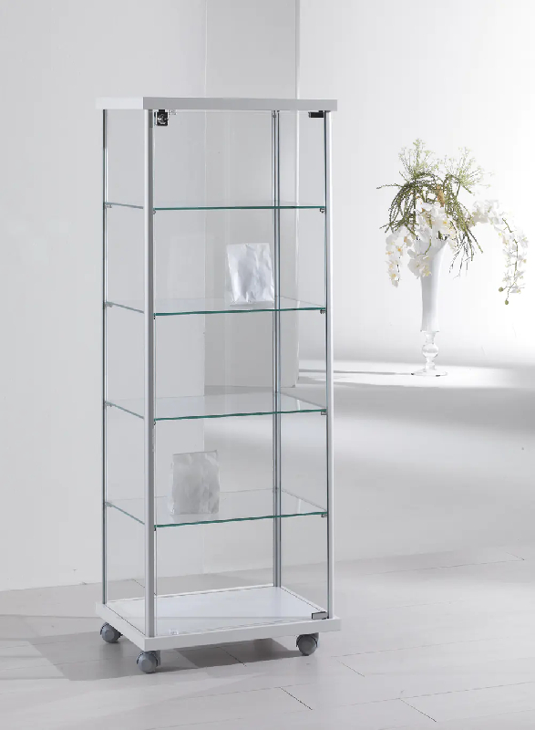 Vitrine standard en verre 53-14va - blanc poli_0