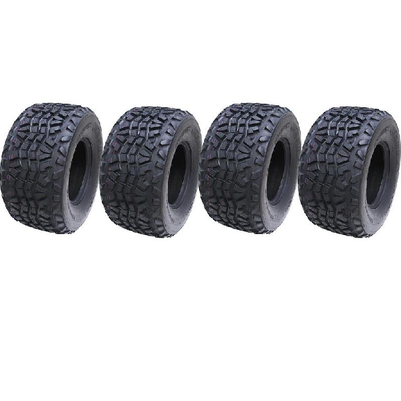 23x11.00-10 quad pneu ATV Kawasaki Mule Wanda P3077 4ply Utility tire - set of 4_0